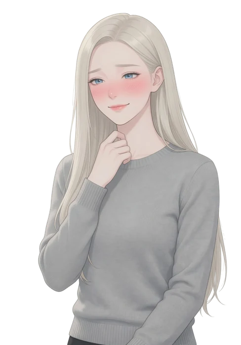 엘사 — 수줍을 때
